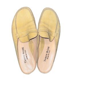 Taryn Rose Yellow Mules Size 8 1/2 M